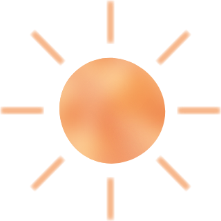 太陽の飾り画像